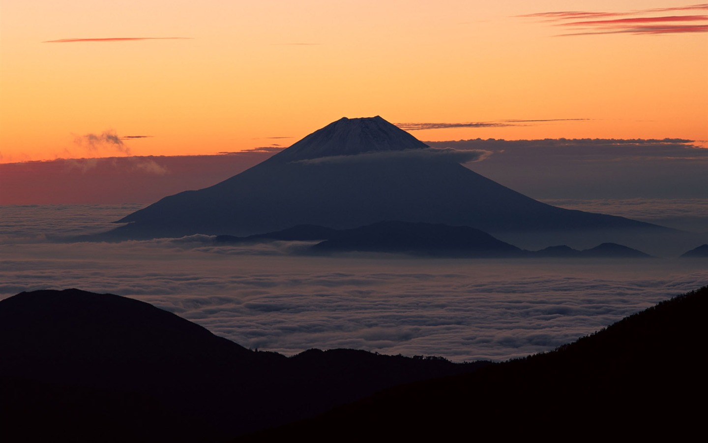 Гора Фудзи, Япония обои (1) #14 - 1440x900