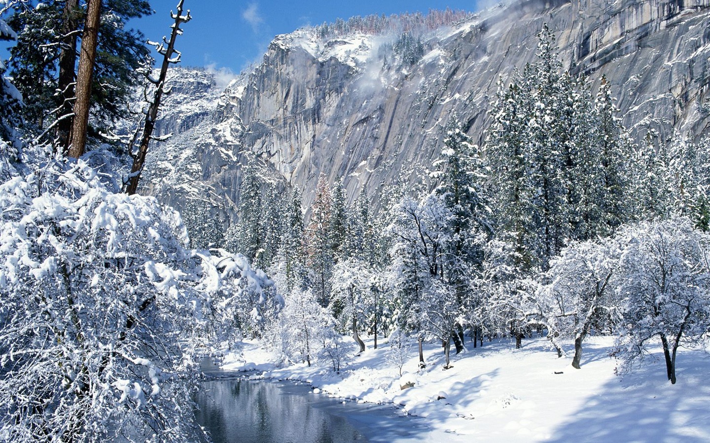 Invierno Nieve fondo de pantalla (2) #20 - 1440x900