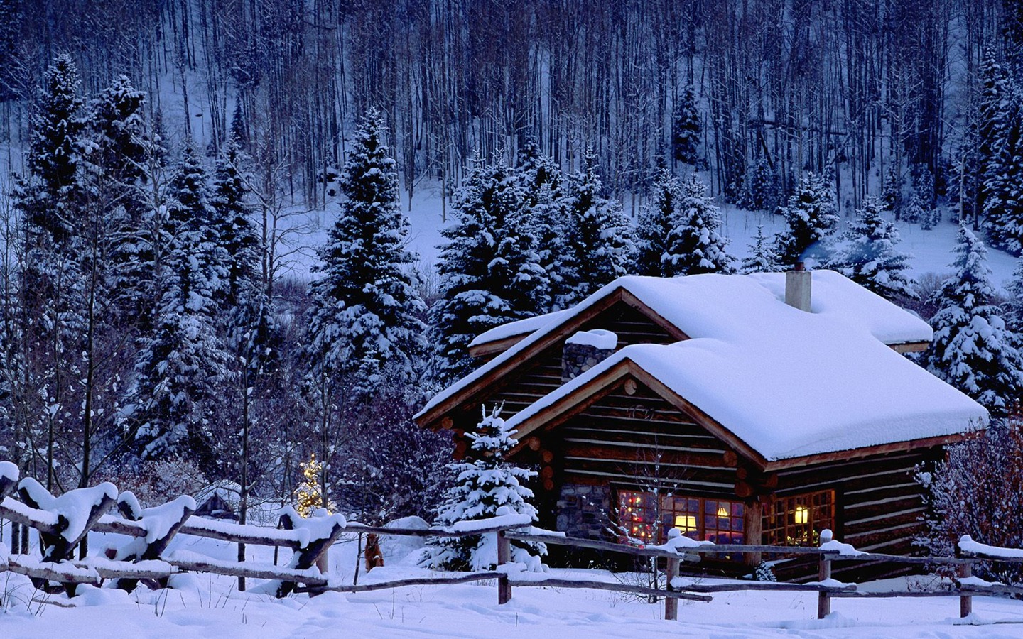 Invierno Nieve fondo de pantalla (3) #15 - 1440x900