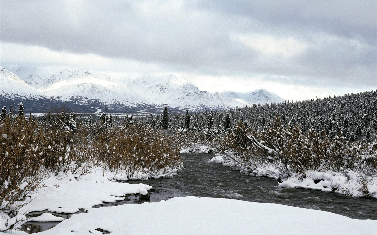 雪山雪景合集 壁纸(一)7 - 1440x900