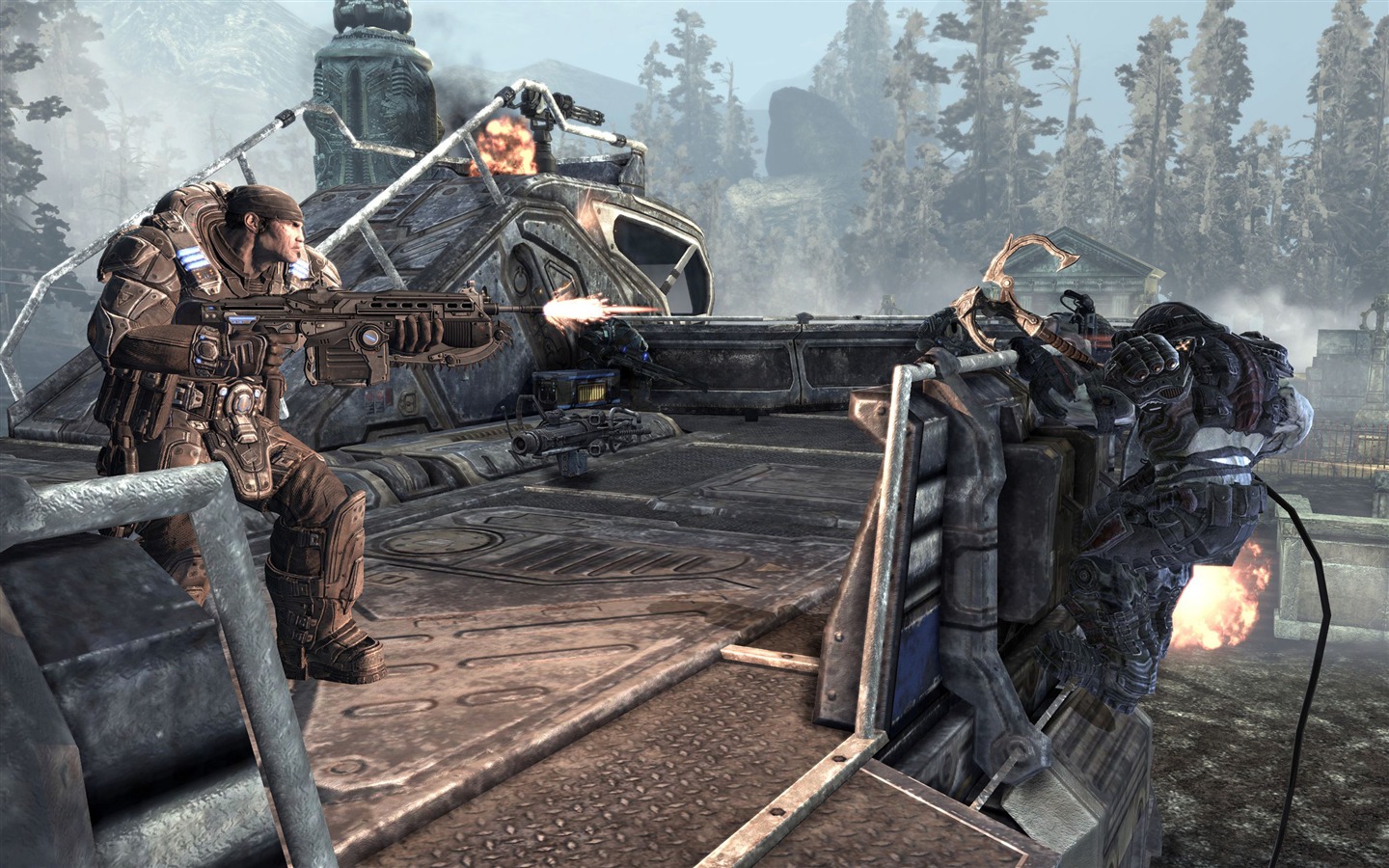 Gears Of War 2 HD tapet (2) #1 - 1440x900