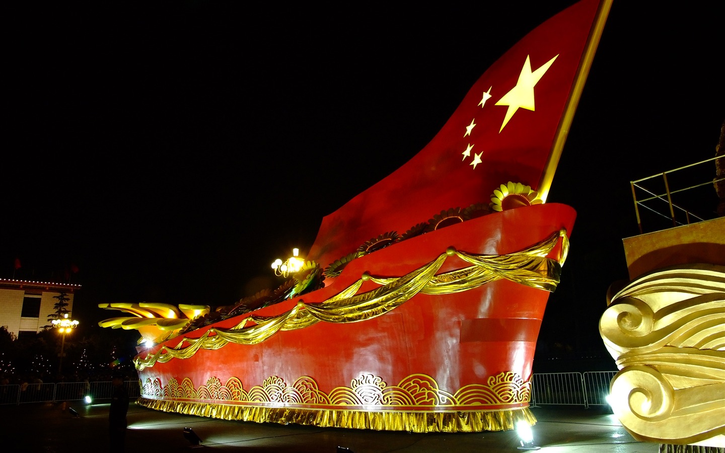 Tiananmen Square colorful night (rebar works) #21 - 1440x900