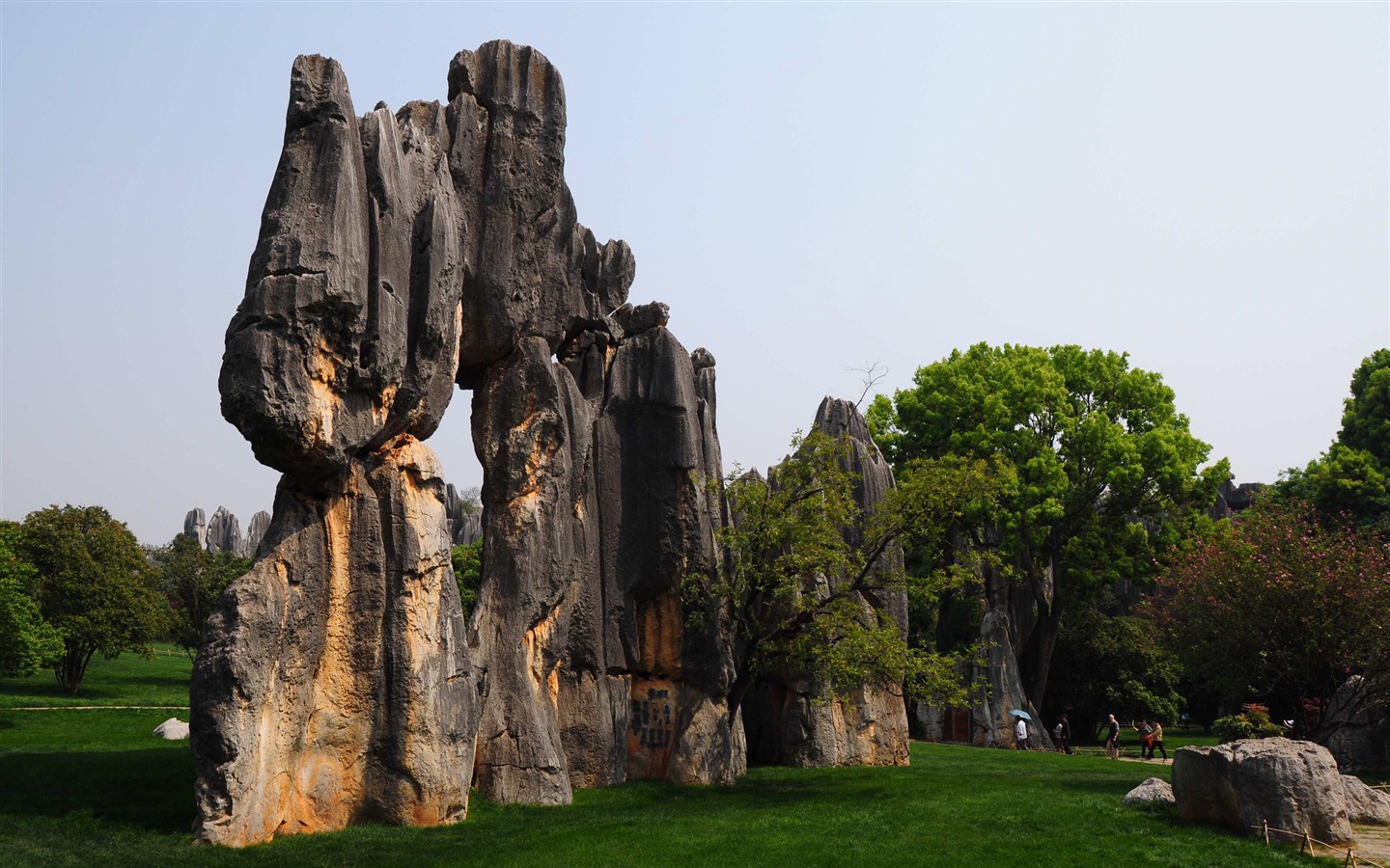 Каменный лес в провинции Юньнань линии (1) (работ киданей волка) #2 - 1440x900