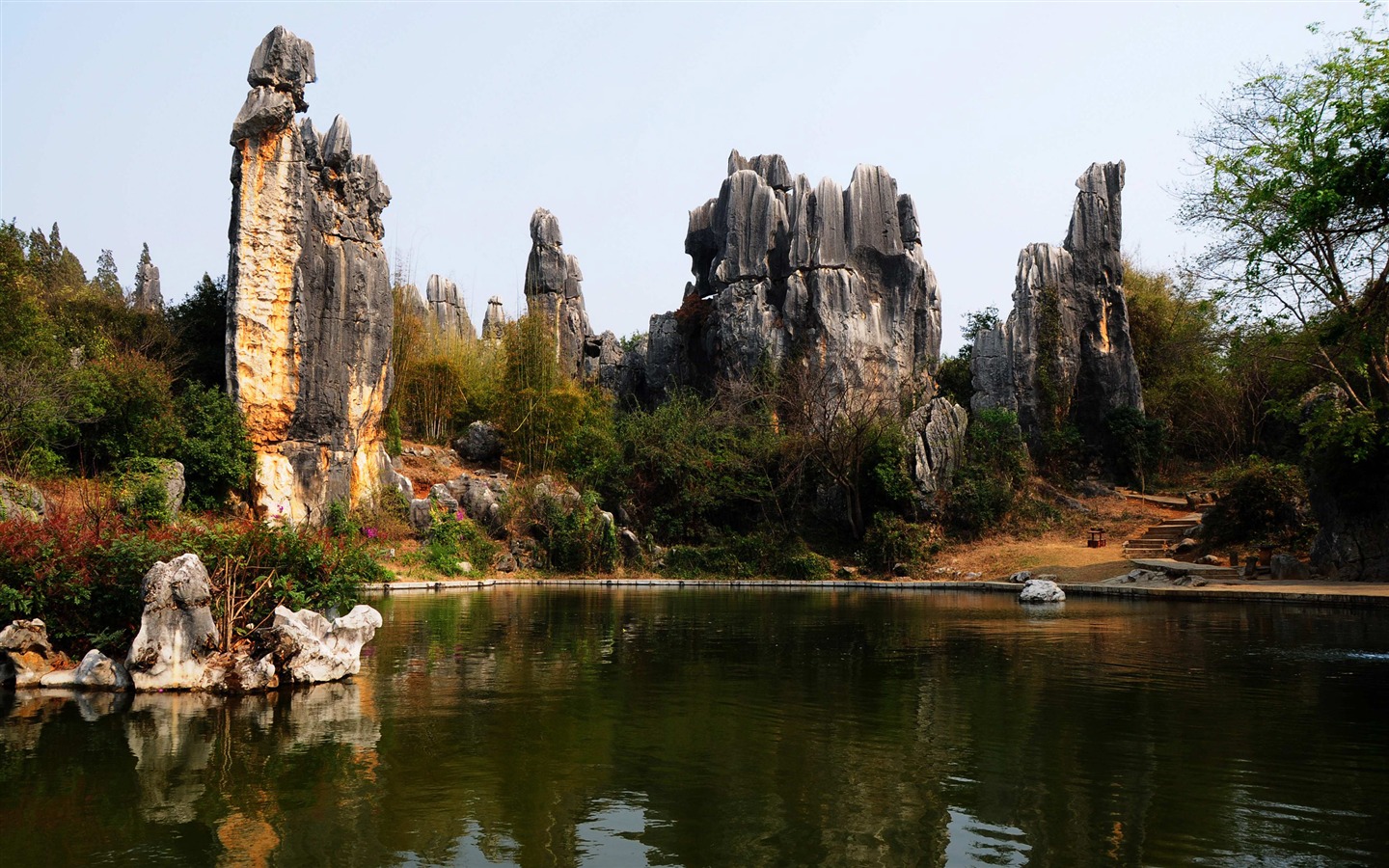 Stone Forest in Yunnan line (2) (Khitan wolf works) #1 - 1440x900