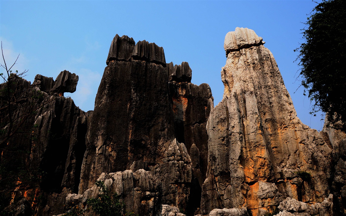 Каменный лес в провинции Юньнань линии (2) (работ киданей волка) #22 - 1440x900