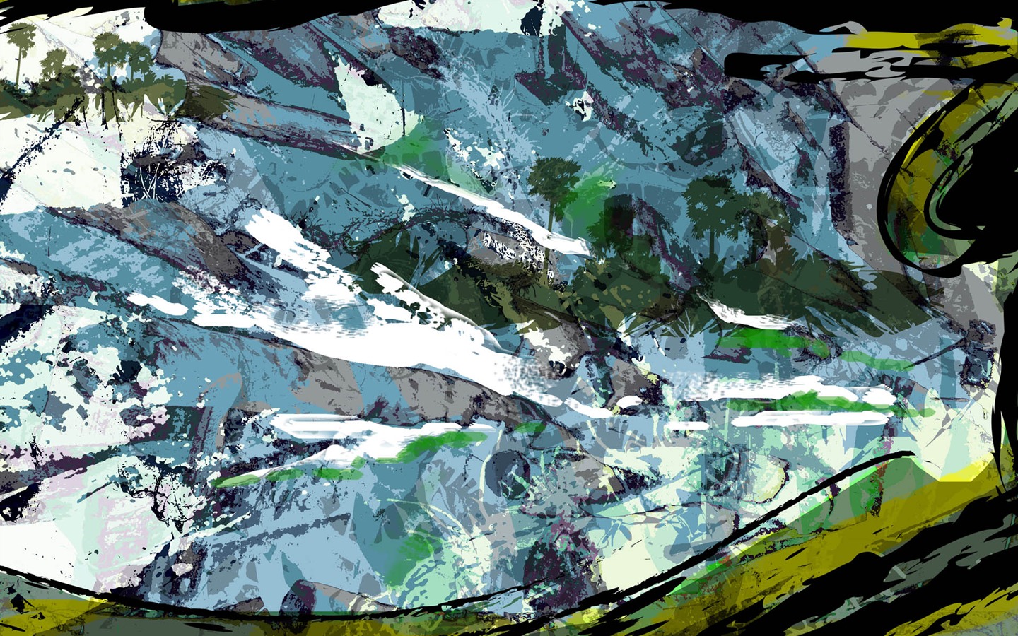 Fond d'écran coloré encombrement (1) #11 - 1440x900