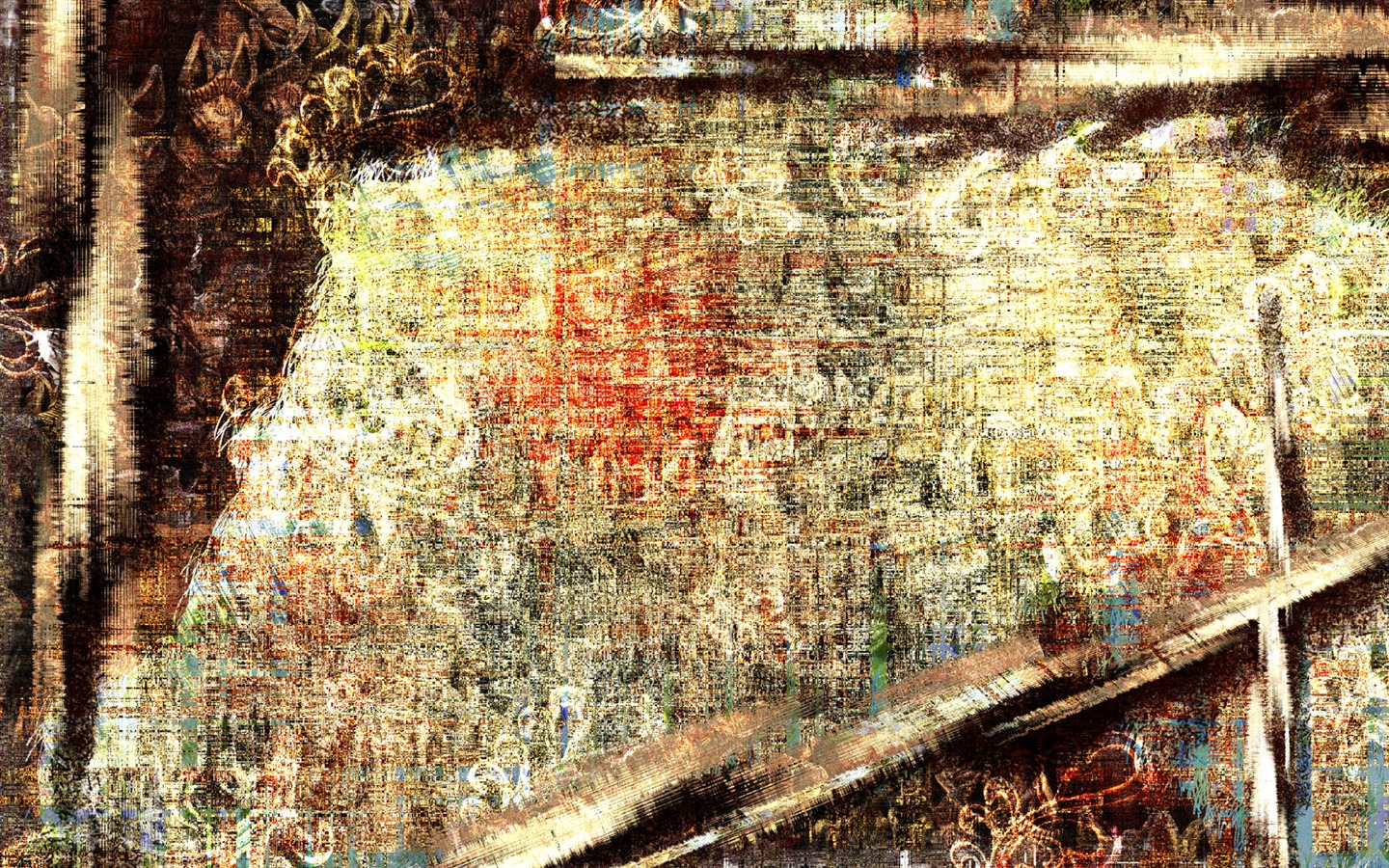炫彩杂乱背景 壁纸(一)14 - 1440x900