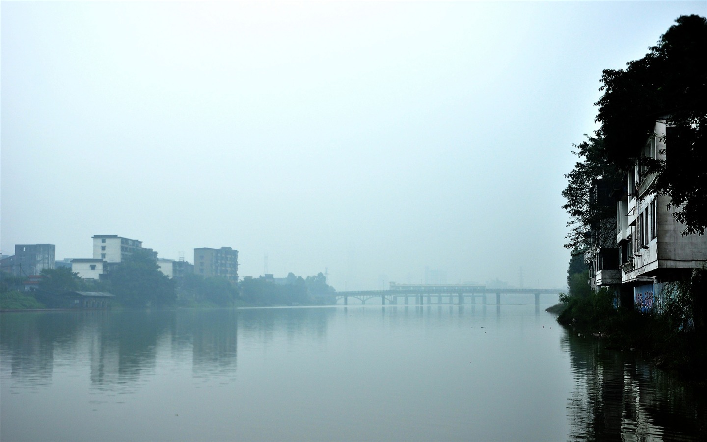 Leshan Five-scenery (old Kang OK works) #7 - 1440x900