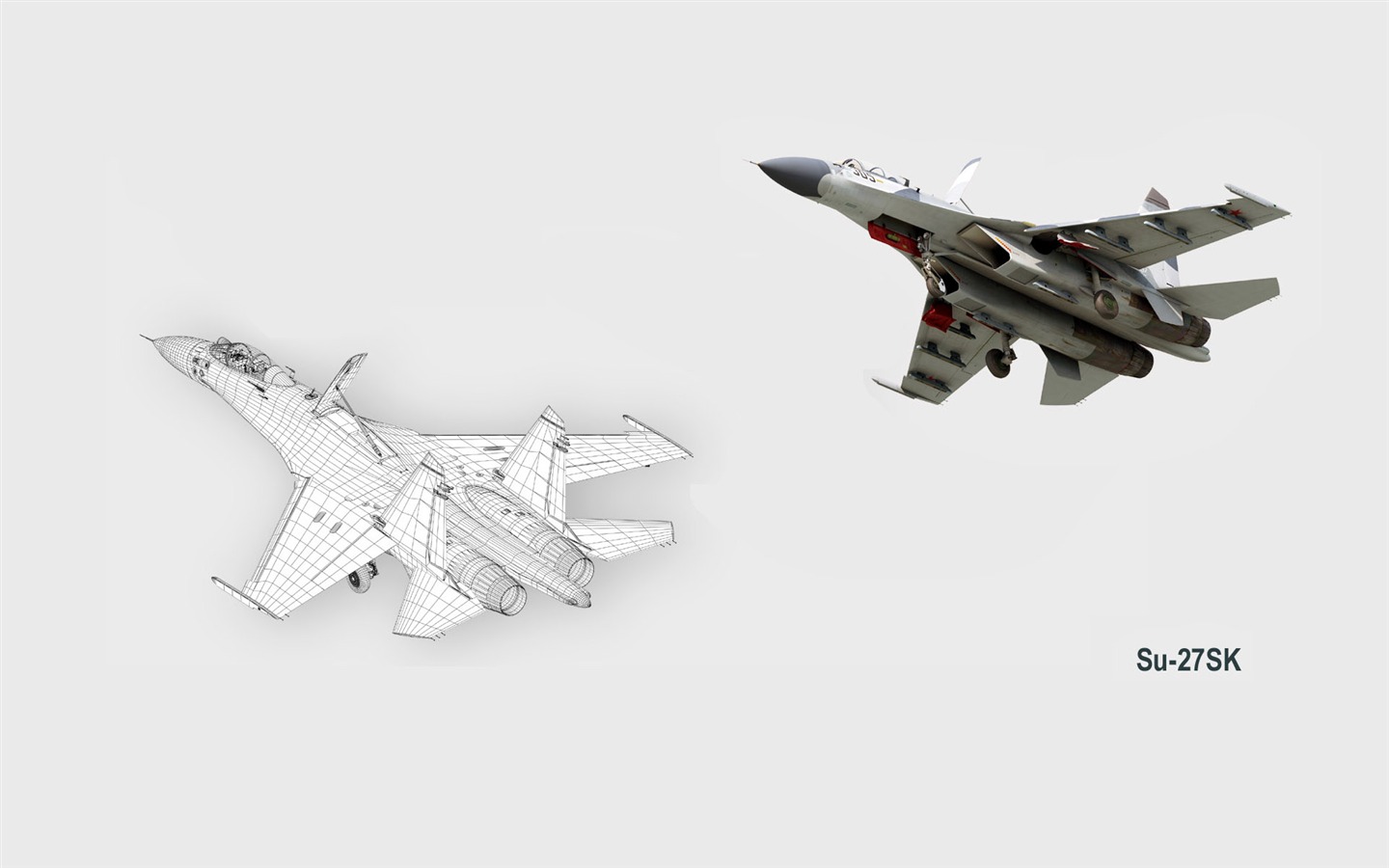CG wallpaper vojenská letadla #7 - 1440x900