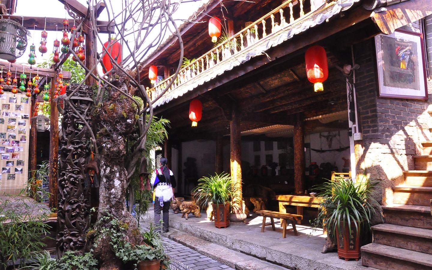 Lijiang atmósfera de pueblo antiguo (1) (antiguo funciona Hong OK) #36 - 1440x900