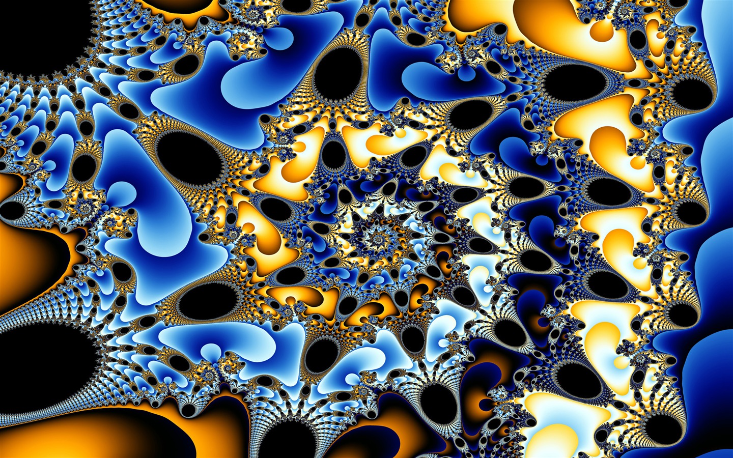 Super Bright pattern wallpaper (3) #1 - 1440x900