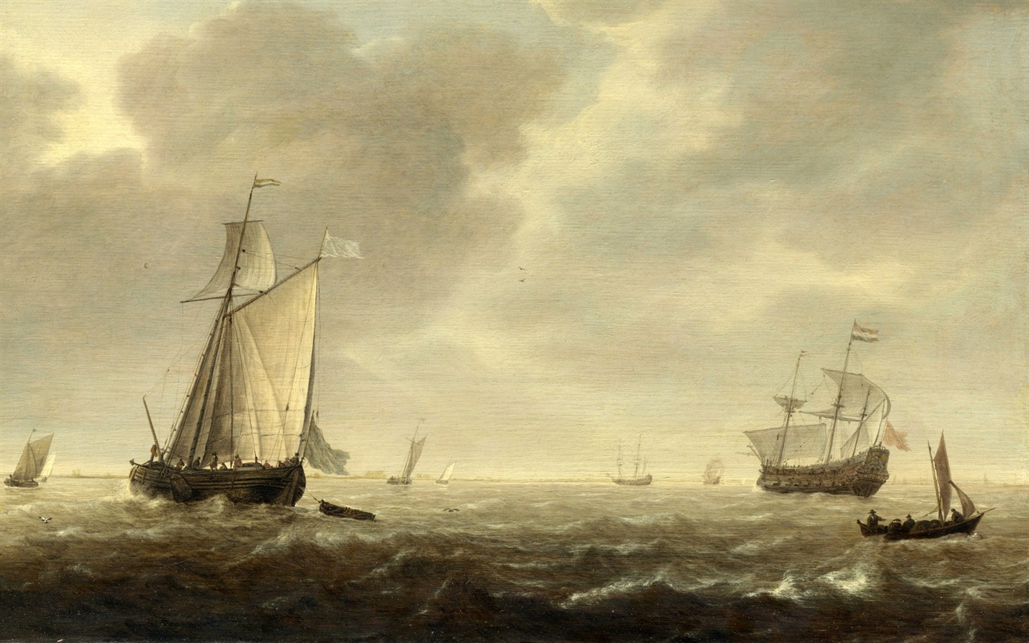 倫敦畫廊帆船 壁紙(一) #18 - 1440x900