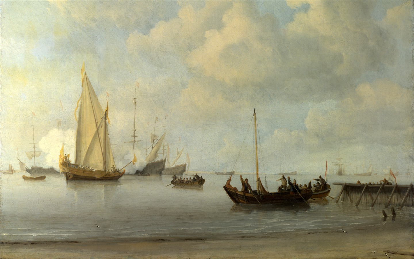 伦敦画廊帆船 壁纸(二)6 - 1440x900