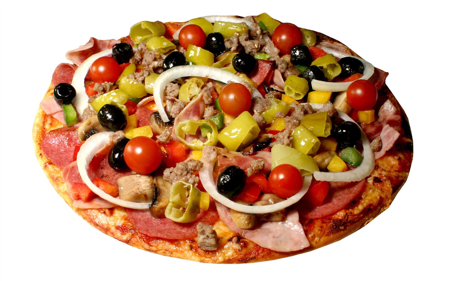 Pizza Jídlo tapety (4) #15 - 1440x900