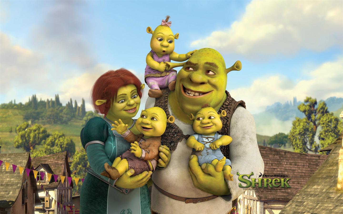 Shrek Forever After 怪物史莱克4 高清壁纸1 - 1440x900