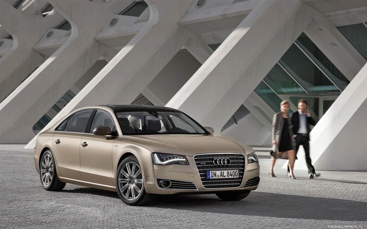 Audi A8 L W12 Quattro - 2010 HD tapetu #10 - 1440x900