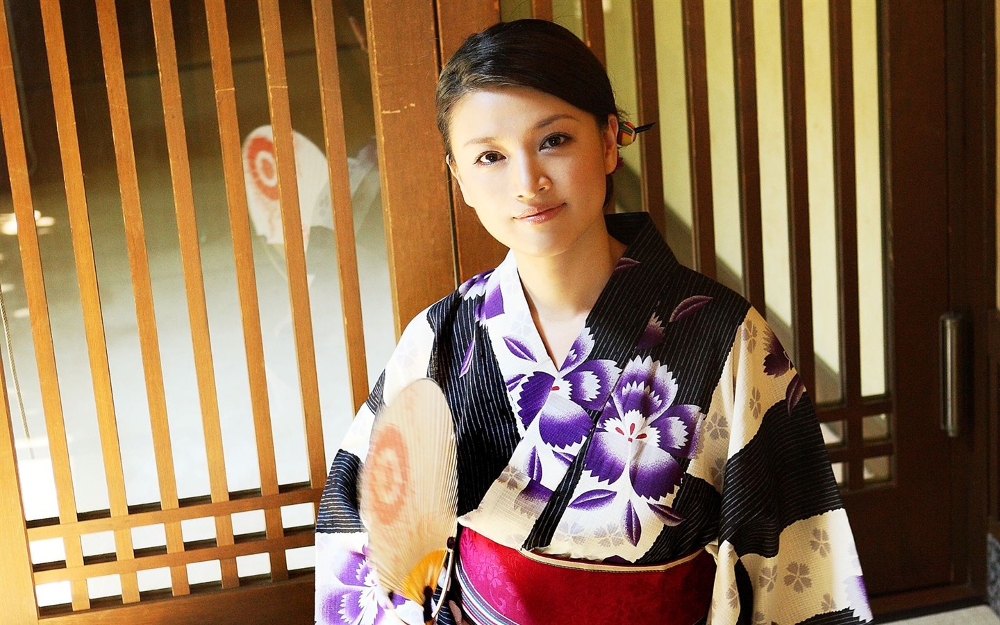 Shimazaki Wakako krásnou tapetu #14 - 1440x900