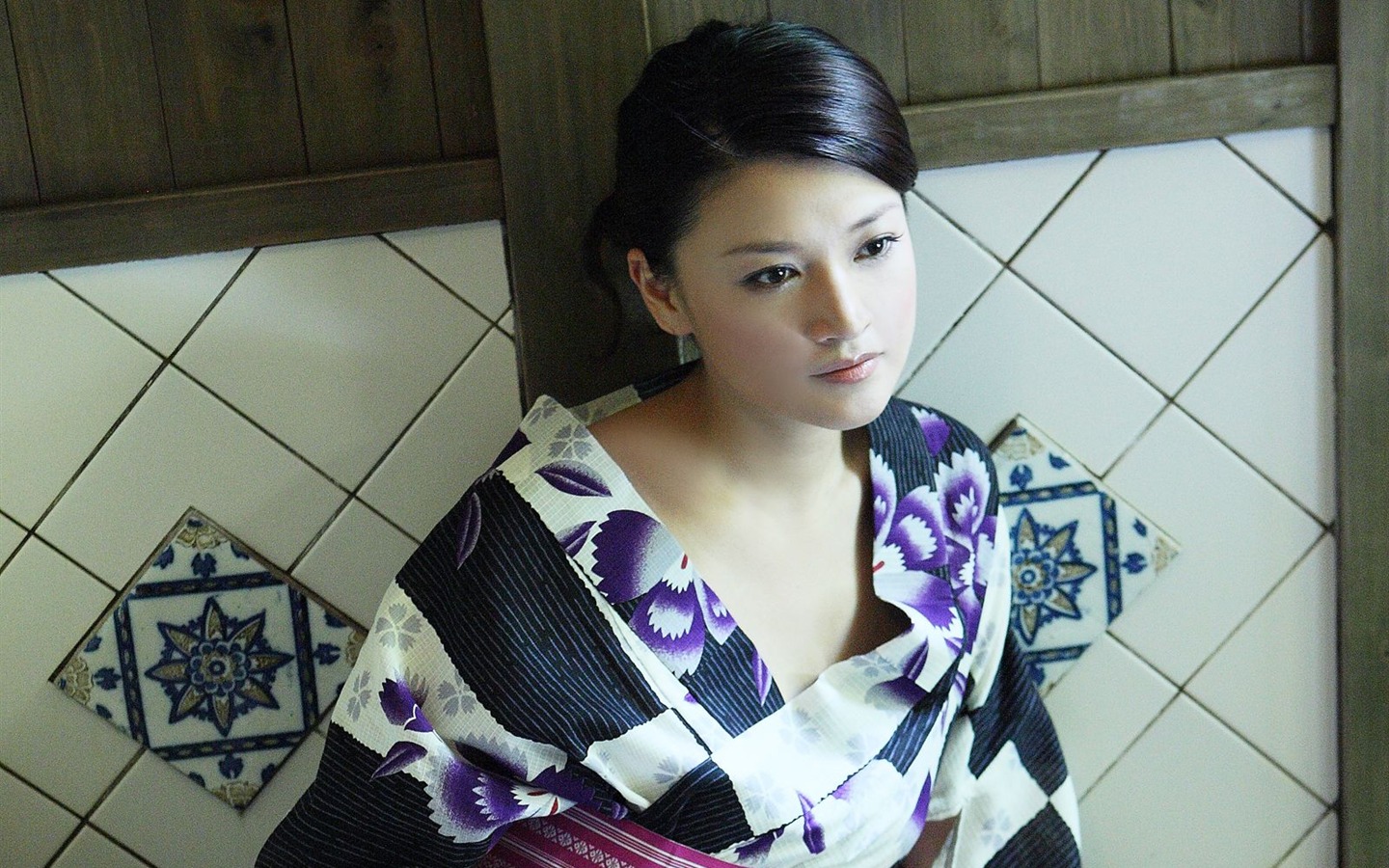 Shimazaki Wakako krásnou tapetu #17 - 1440x900