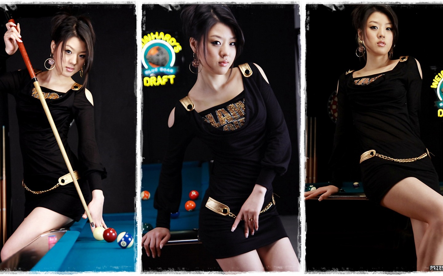 Korejský autosalonu model Hwang Mi Hee Song & Jina #11 - 1440x900