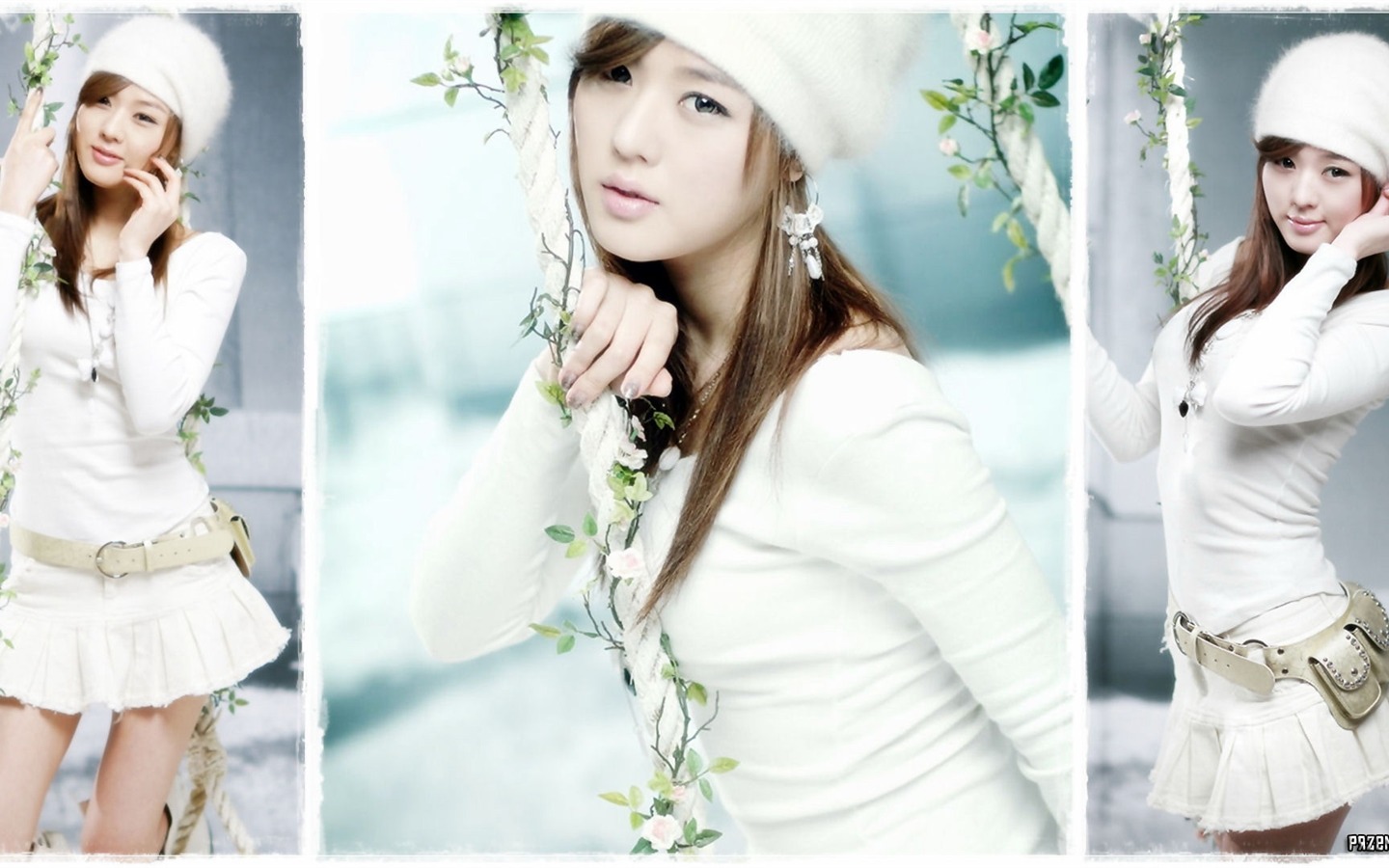Korejský autosalonu model Hwang Mi Hee Song & Jina #12 - 1440x900