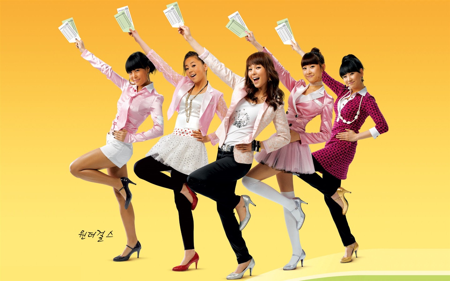 Wonder Girls Korejština krásu portfolio #14 - 1440x900