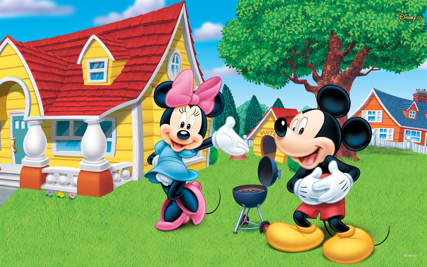 디즈니 만화 미키 배경 화면 (2) #2 - 1440x900