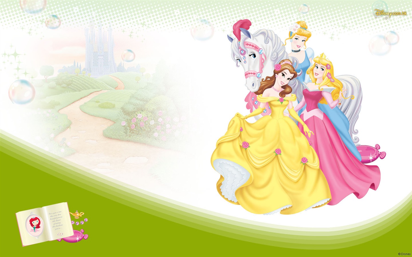 Princesa Disney de dibujos animados fondos de escritorio (4) #2 - 1440x900