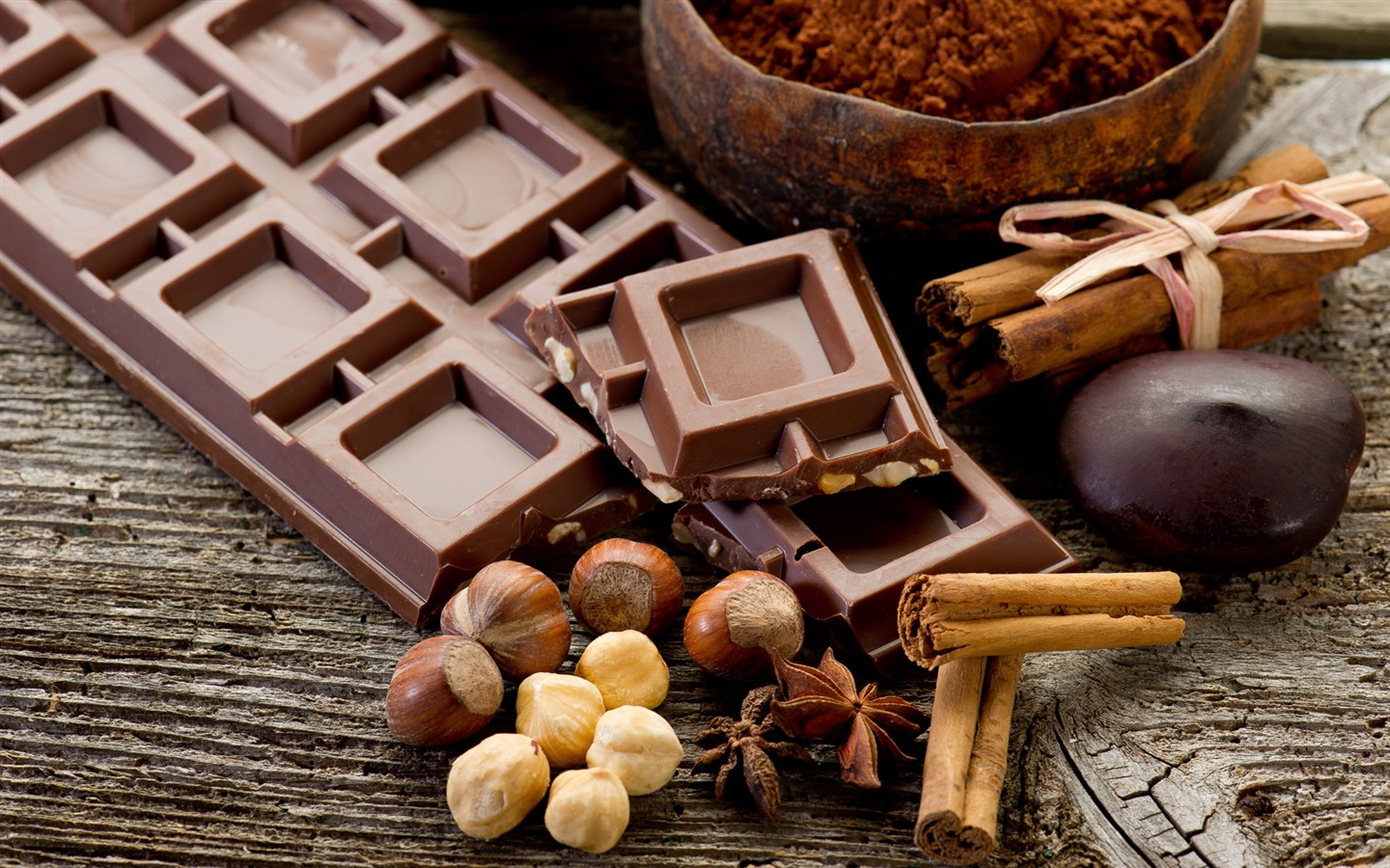 Chocolat close-up fond d'écran (1) #2 - 1440x900