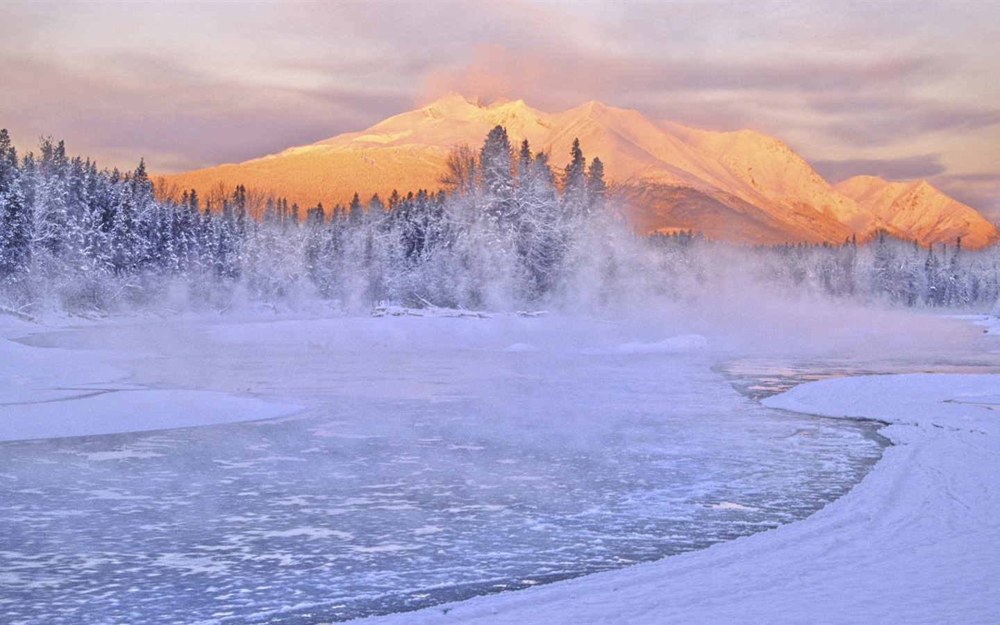 Fond d'écran panoramique de neige (3) #8 - 1440x900