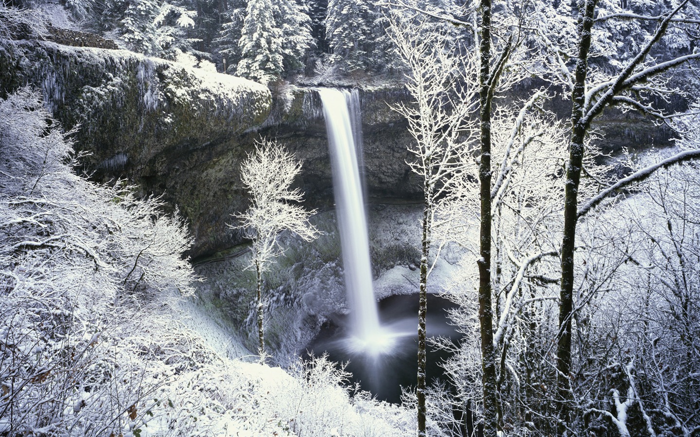 Fond d'écran panoramique de neige (4) #16 - 1440x900