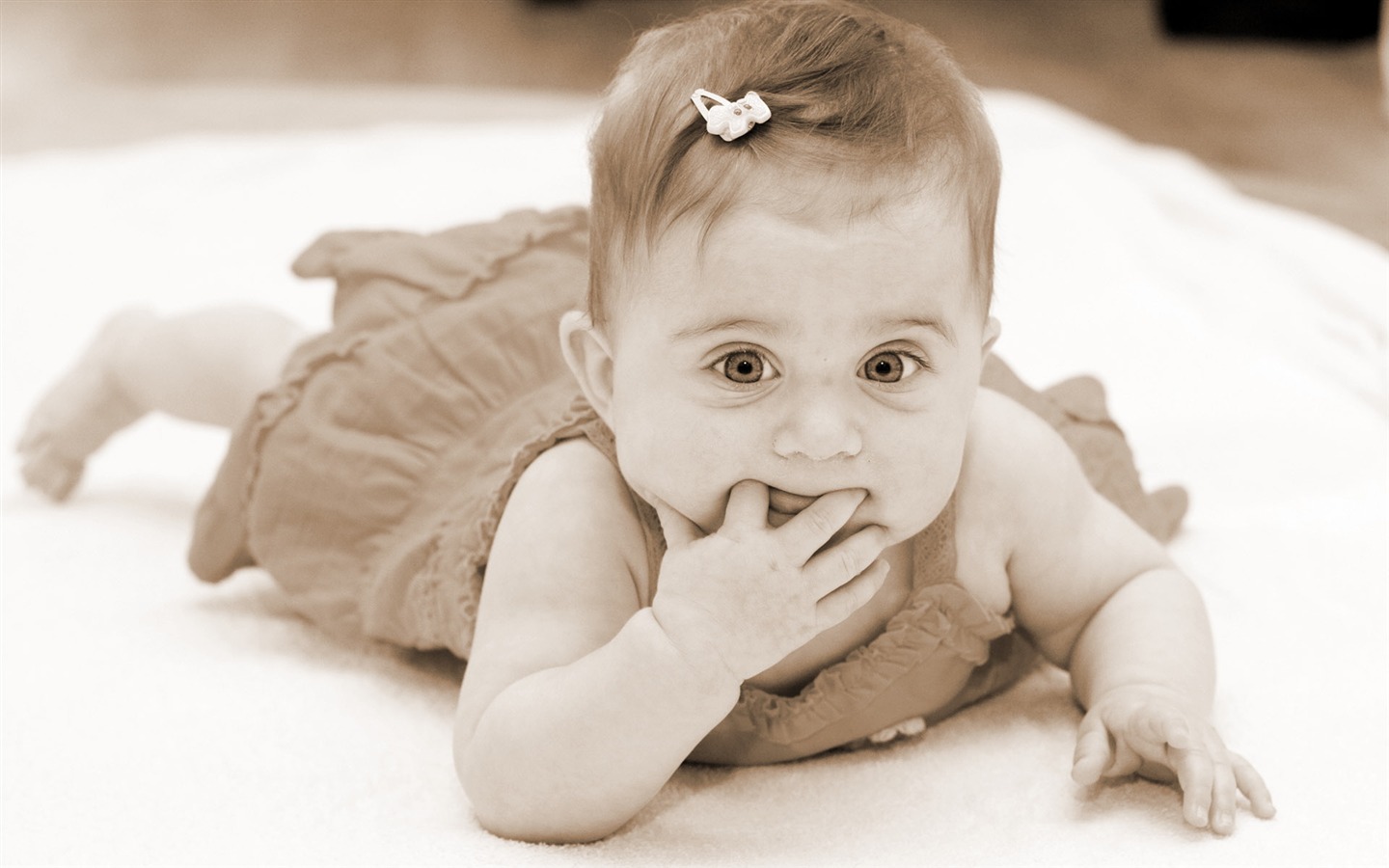 귀여운 아기 배경 화면 (1) #1 - 1440x900