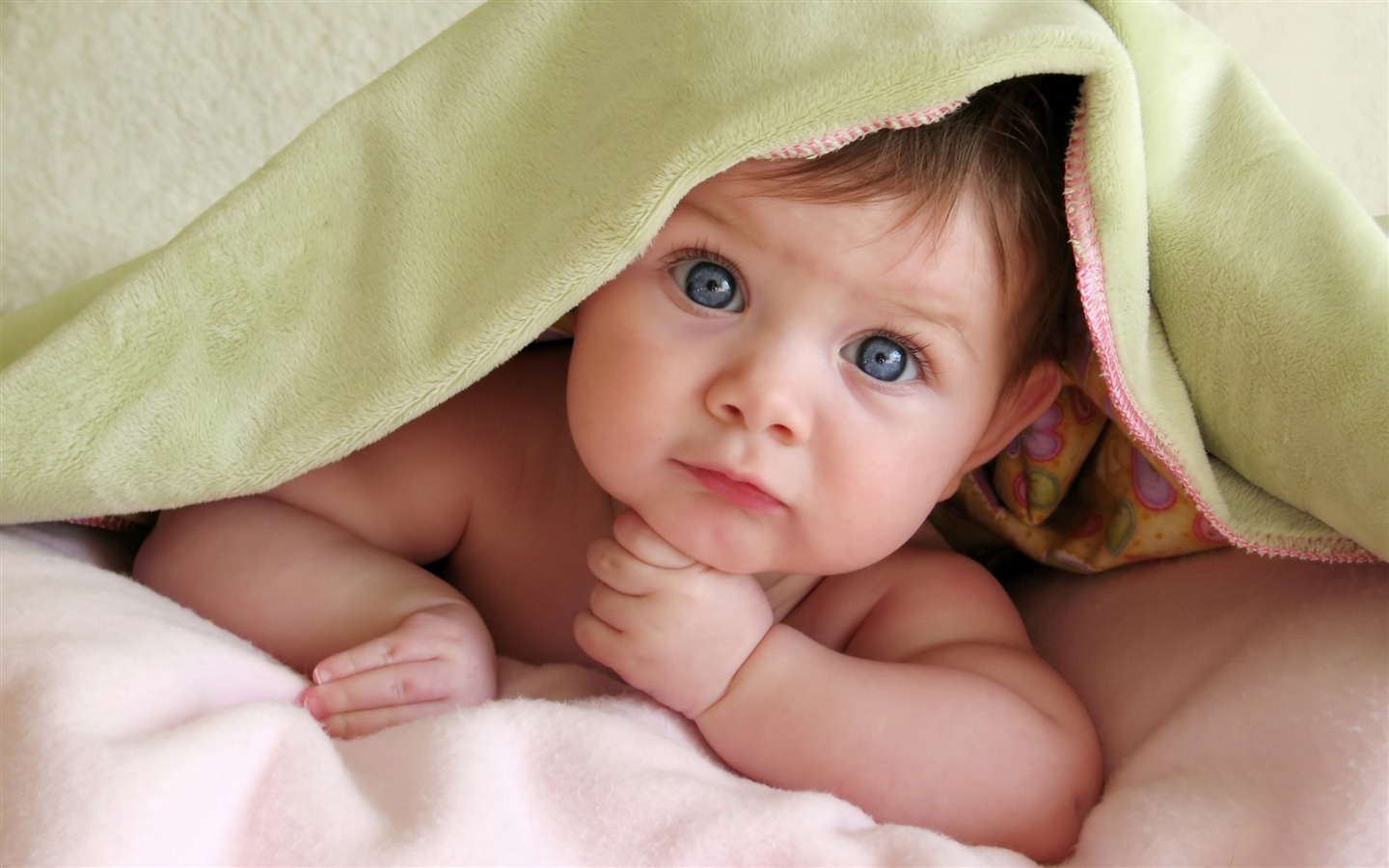 귀여운 아기 배경 화면 (3) #20 - 1440x900