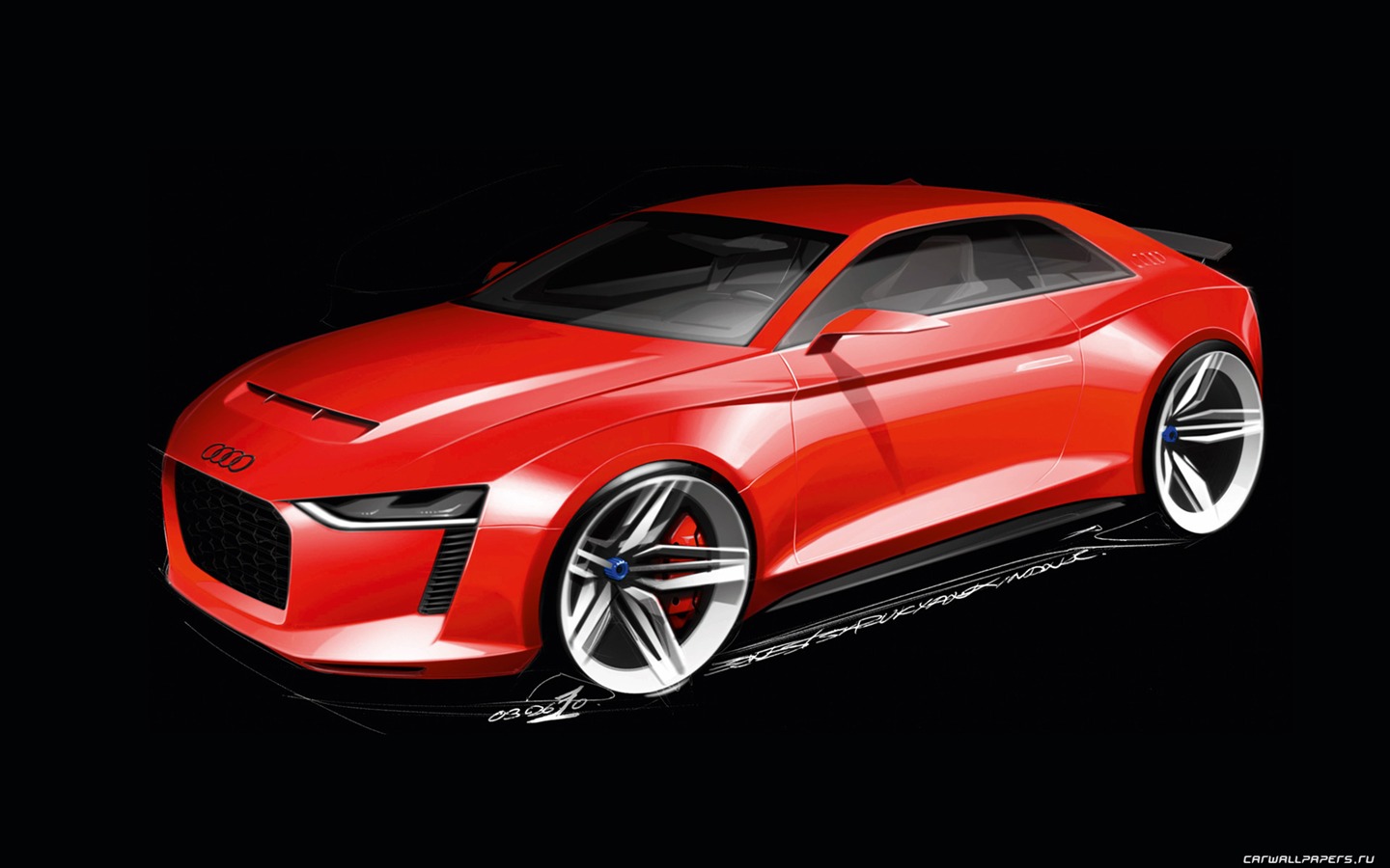 Concept Car Audi quattro - 2010 HD tapetu #23 - 1440x900