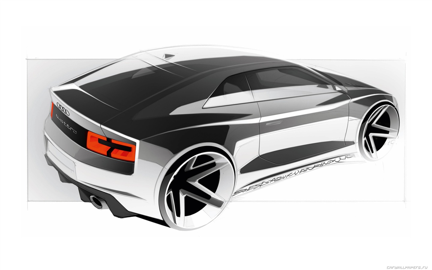 Concept Car Audi quattro - 2010 fonds d'écran HD #25 - 1440x900