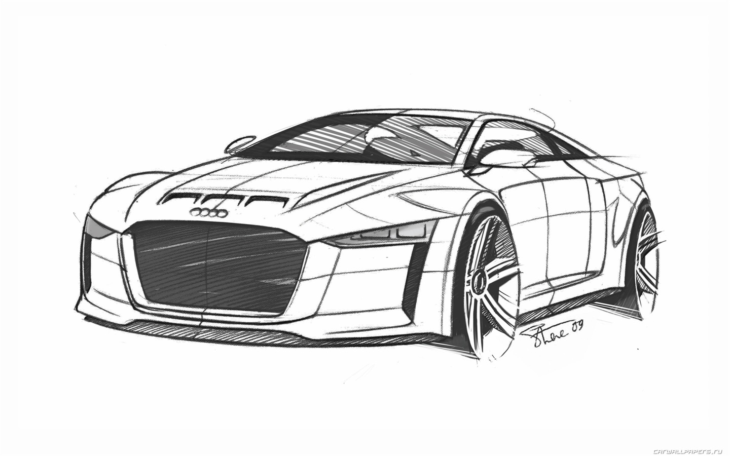 Concept Car Audi quattro - 2010 奥迪30 - 1440x900