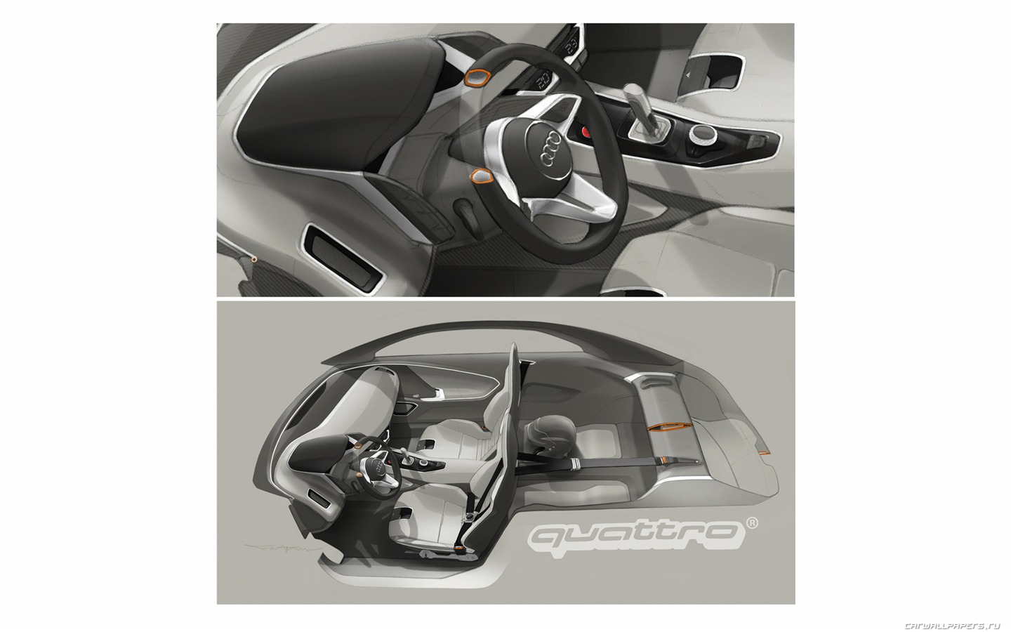 Concept Car Audi quattro - 2010 HD wallpaper #32 - 1440x900