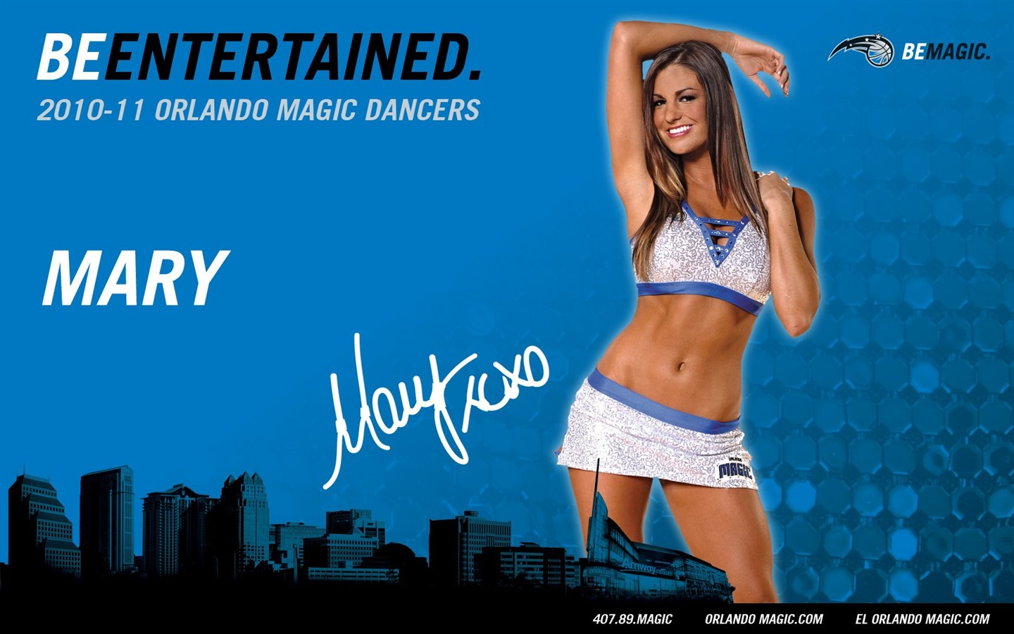 NBA la saison 2010-11, le Magic cheerleaders fond d'écran #14 - 1440x900