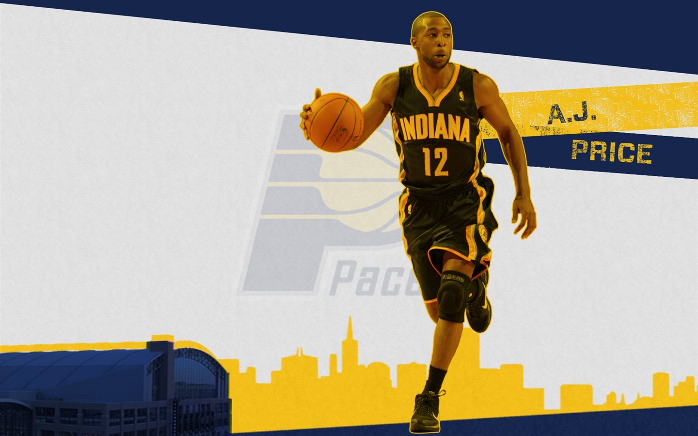 2010-11 시즌 NBA 인디애나 페이서스 배경 화면 #13 - 1440x900