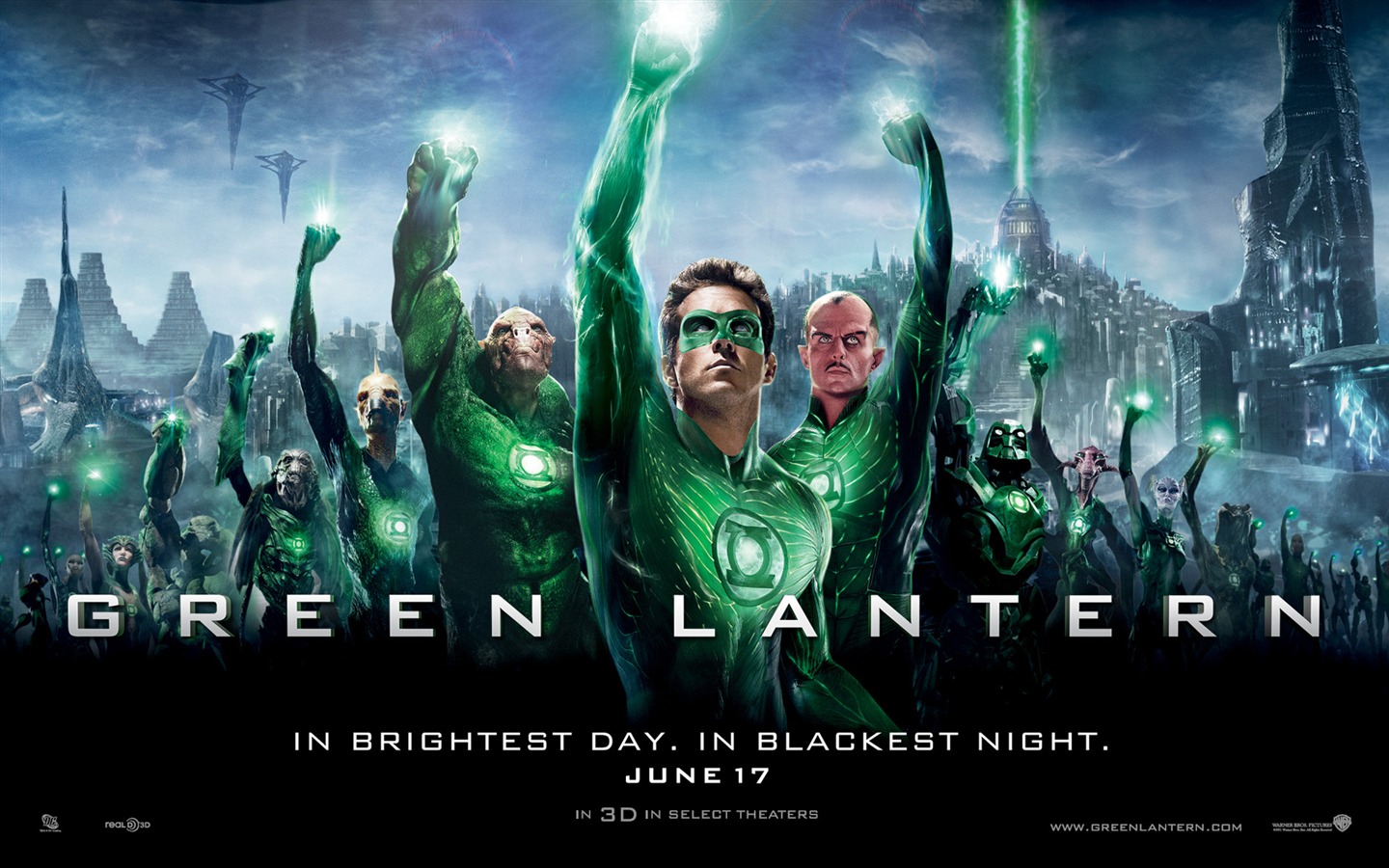 2011 Green Lantern HD fondos de pantalla #7 - 1440x900