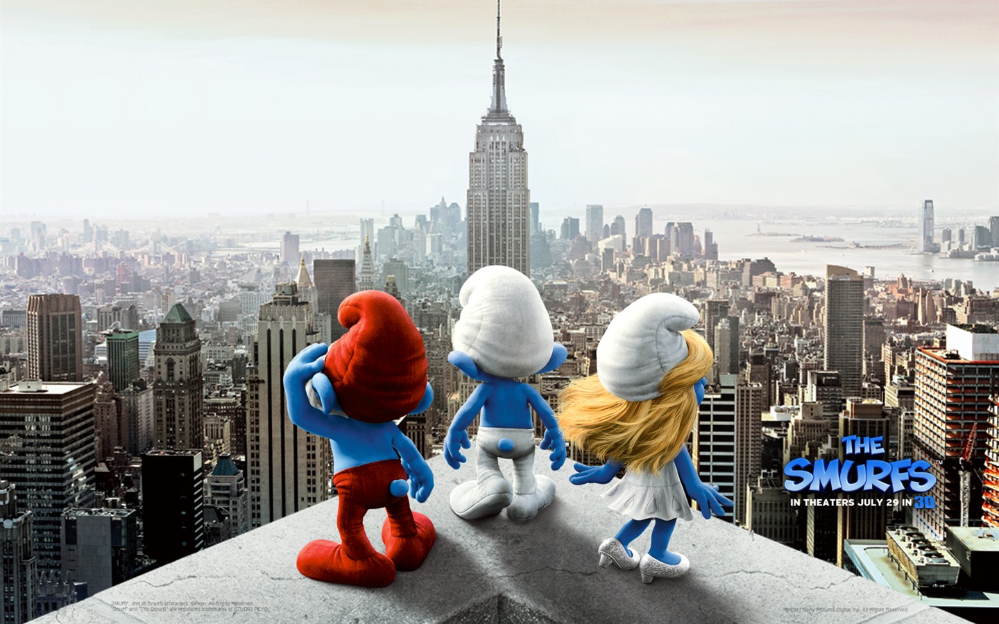 The Smurfs 蓝精灵 壁纸专辑2 - 1440x900