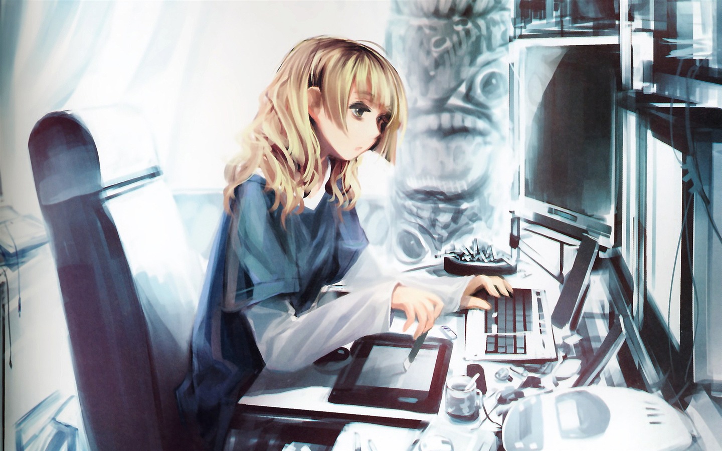 Anime girl HD wallpapers #19 - 1440x900