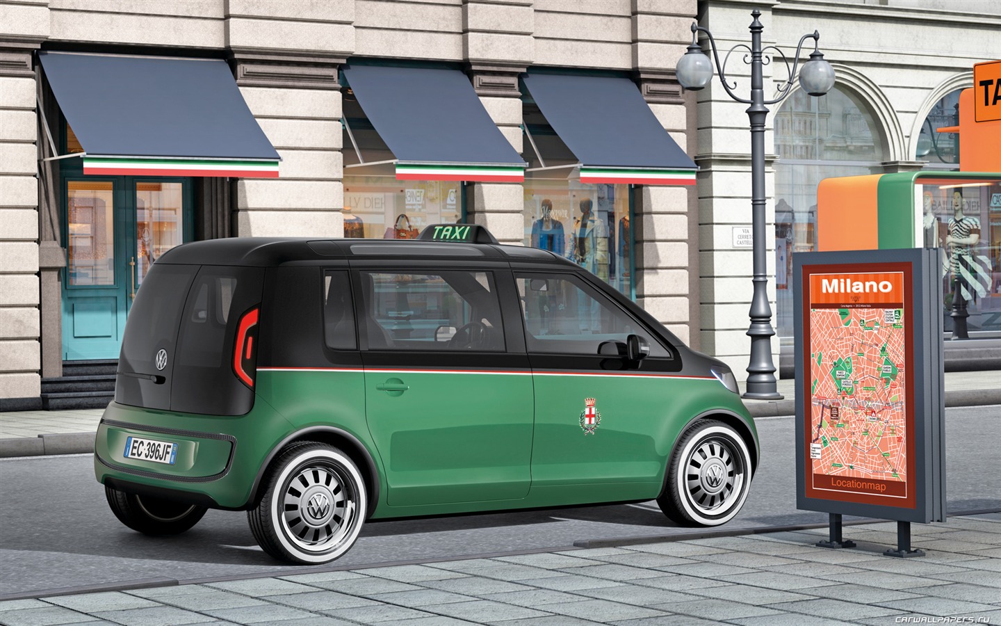 Volkswagen Concept Car Milano Taxi - 2010 HD tapety na plochu #4 - 1440x900