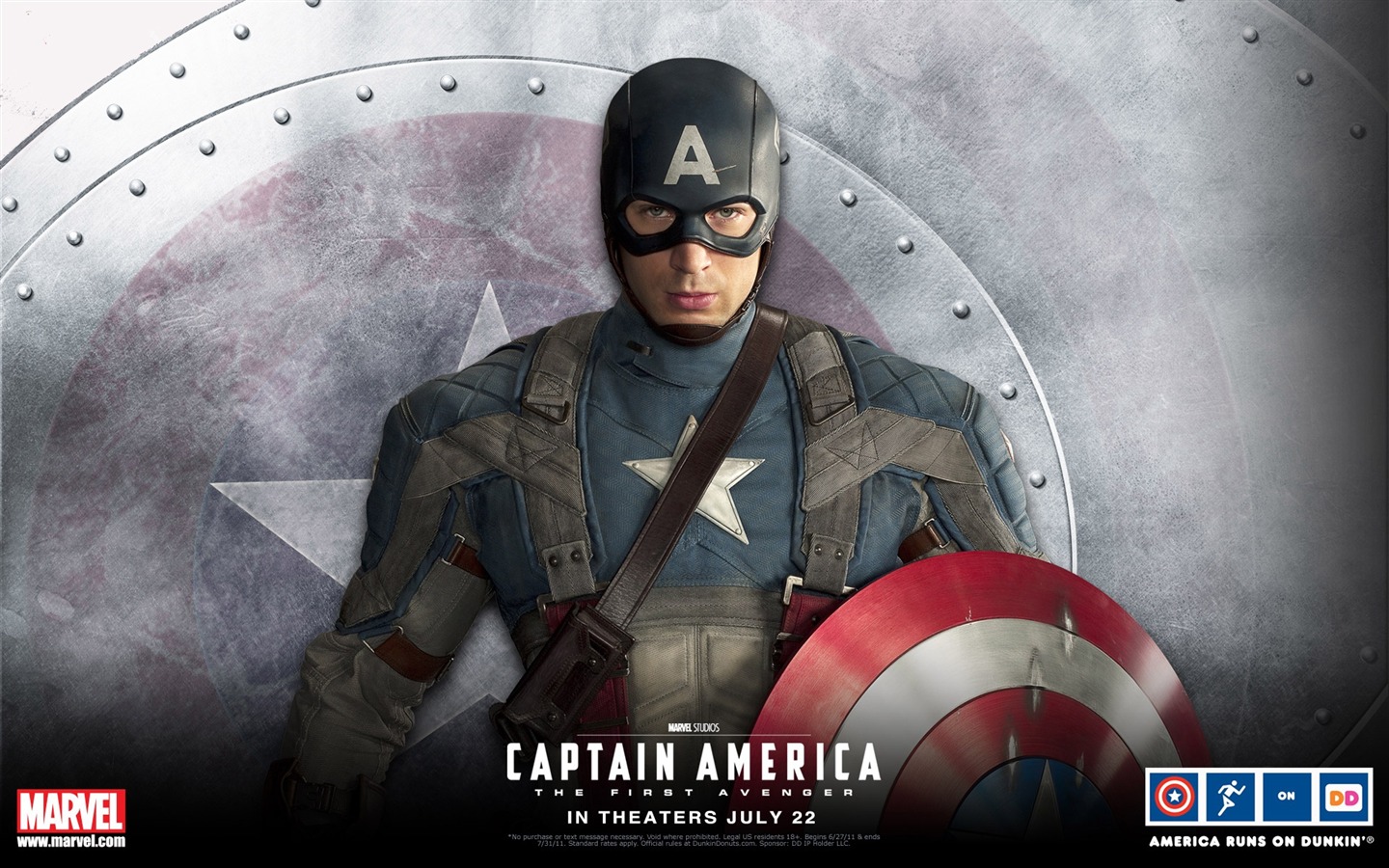 캡틴 아메리카 : 첫번째 아벤저의 HD 배경 화면 #4 - 1440x900