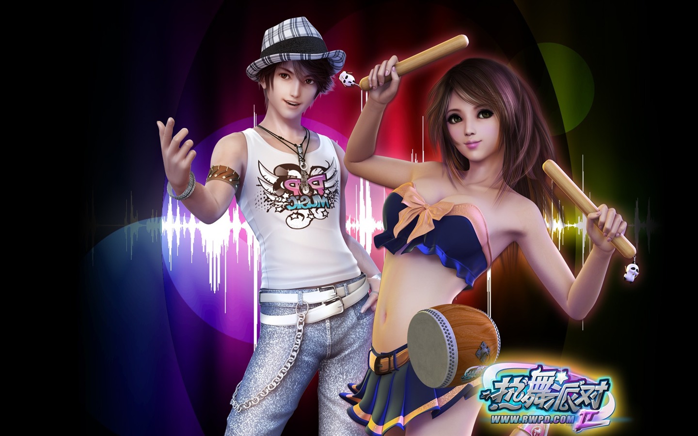 온라인 게임 핫 댄스 파티 II 공식 배경 화면 #20 - 1440x900