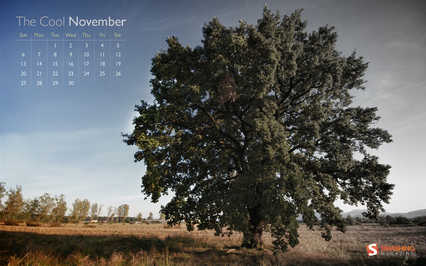 Ноябрь 2011 Календарь обои (1) #10 - 1440x900