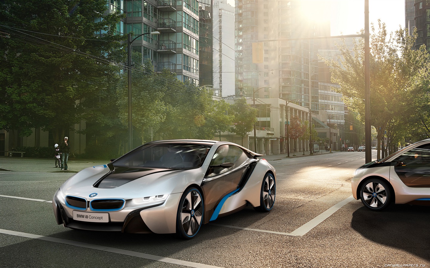 BMW i8 Концепции - 2011 HD обои #12 - 1440x900