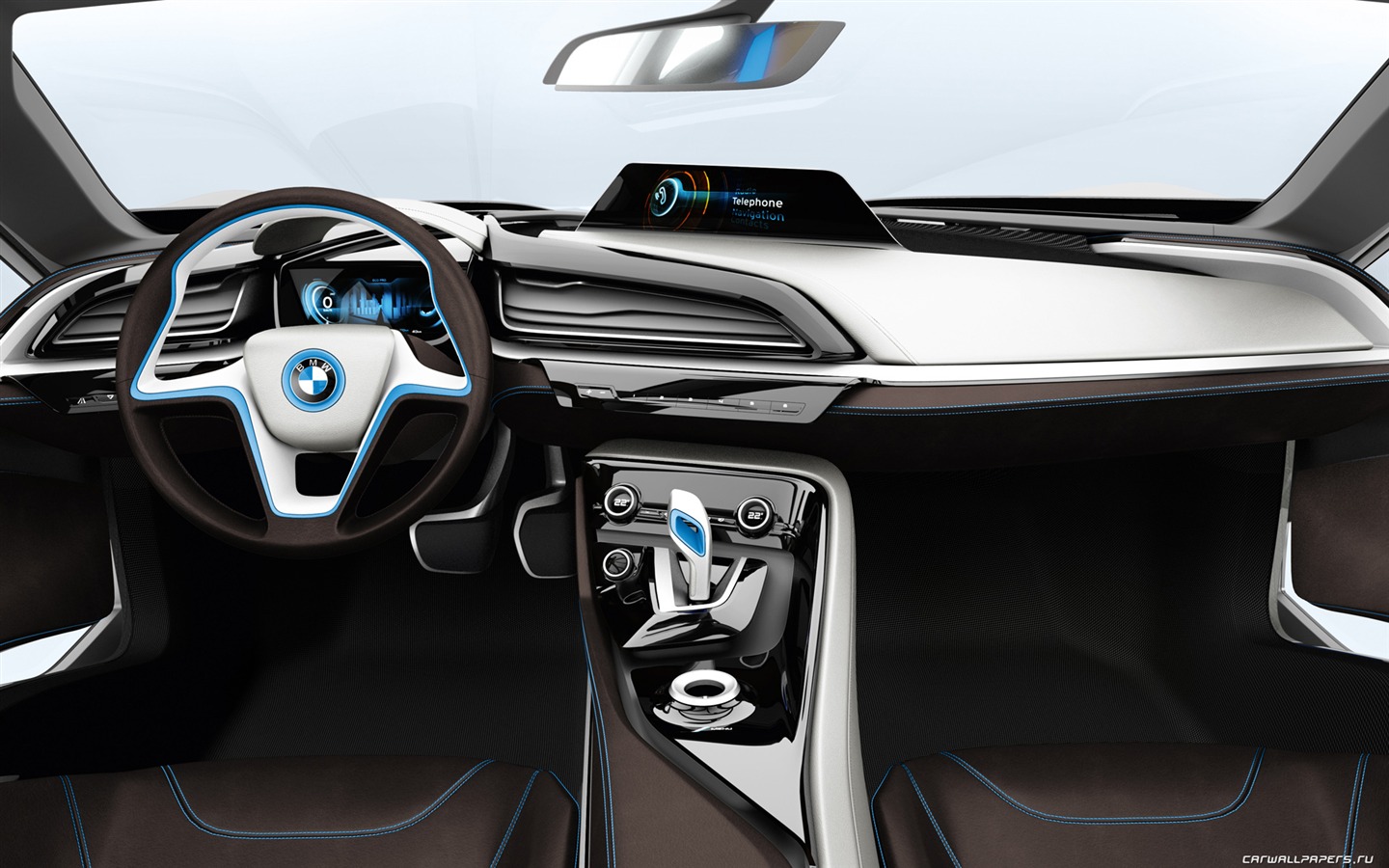 BMW i8 Концепции - 2011 HD обои #33 - 1440x900