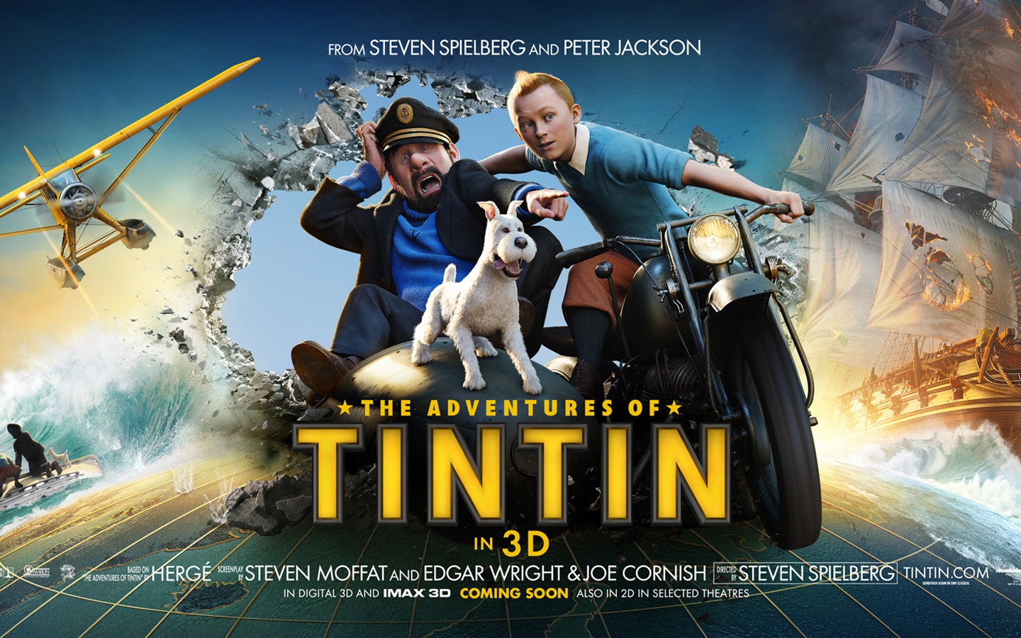 The Adventures of Tintin Tapety HD #16 - 1440x900