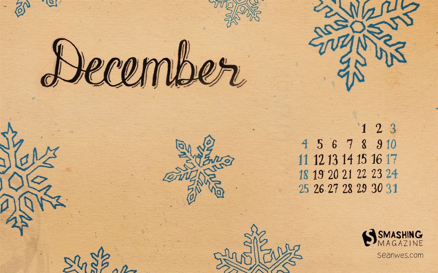 December 2011 Calendar wallpaper (1) #12 - 1440x900