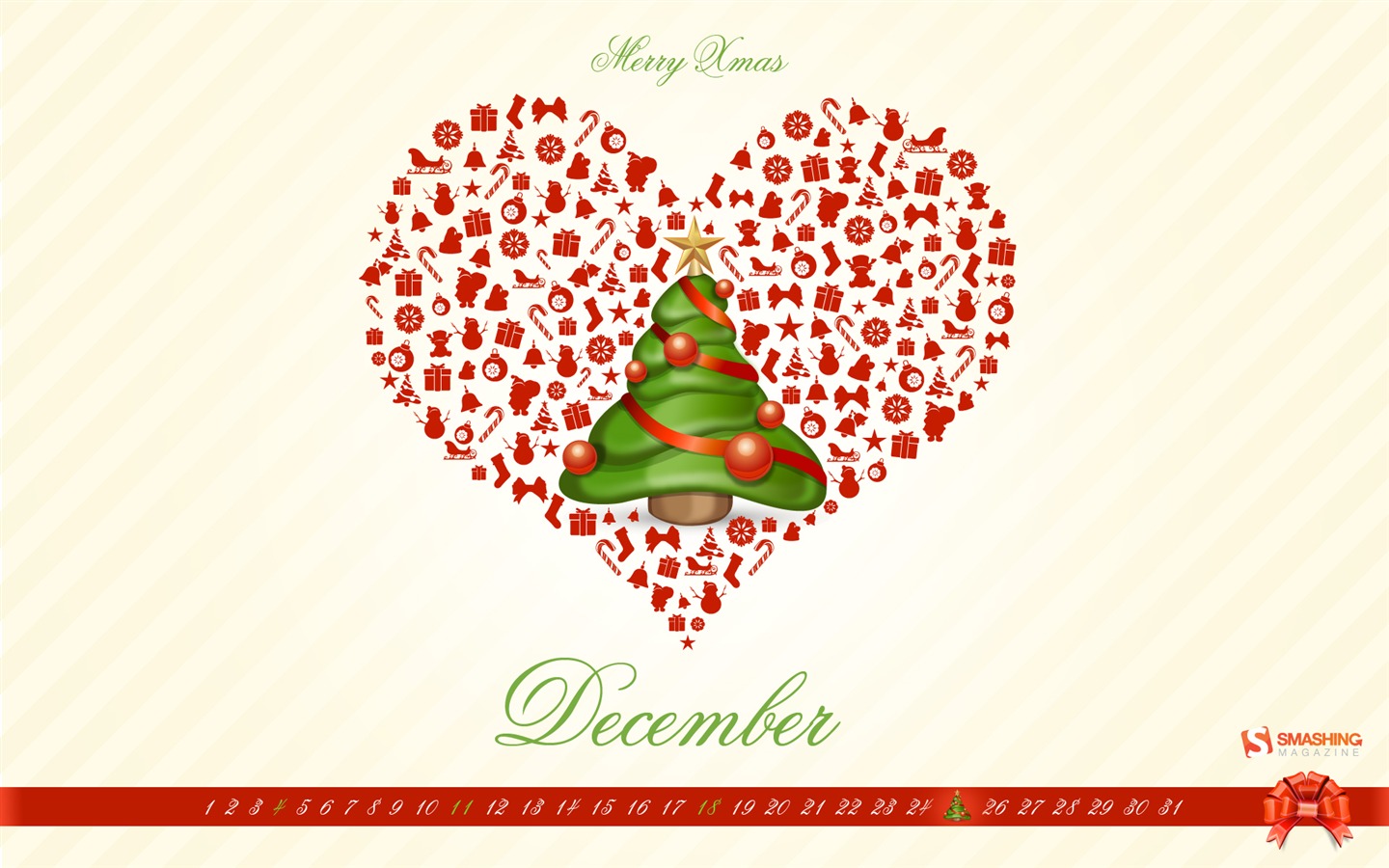 Diciembre 2011 Calendario fondo de pantalla (2) #3 - 1440x900